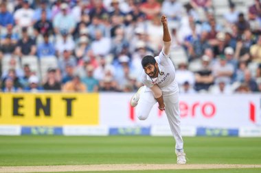Jasprit Bumrah of India delivers the ball