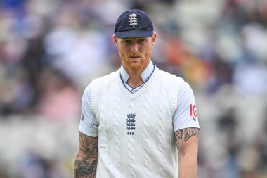 Maç sırasında İngiltere 'den Ben Stokes