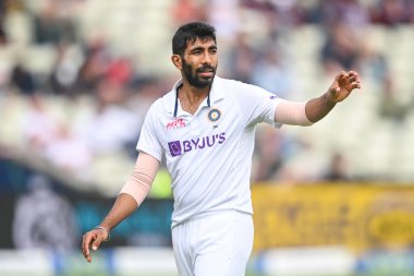 Jasprit Bumrah of India during the game