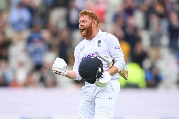 Jonny Bairstow England Celebrates His Sides Victory — 스톡 사진