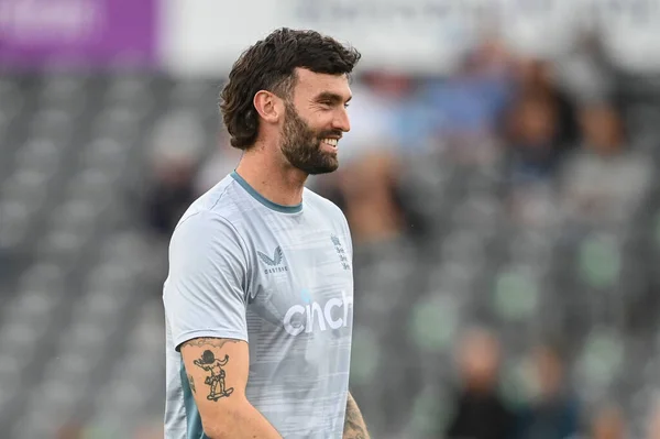 Reece Topley England Warmup Session — Φωτογραφία Αρχείου