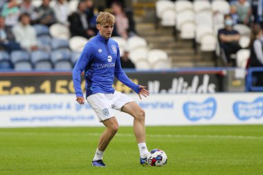 Jack Rudoni #22 of Huddersfield Town during the warm up 