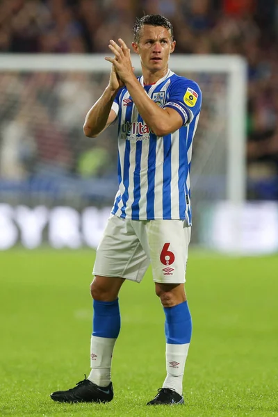 Jonathan Hogg Huddersfield Town Applauds Fans Final Whistle — Stock Photo, Image