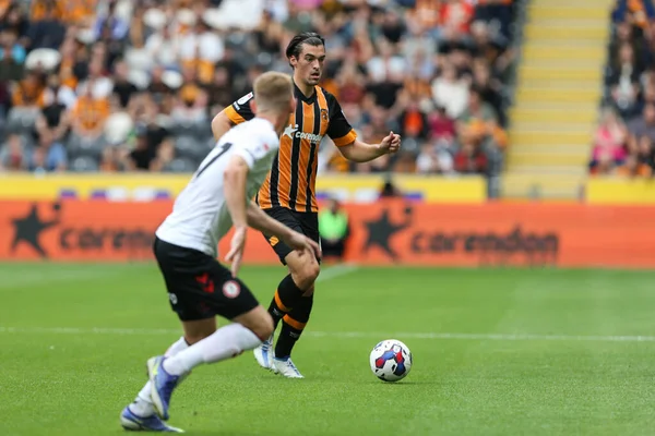 Jacob Greaves #4 of Hull City on the ball