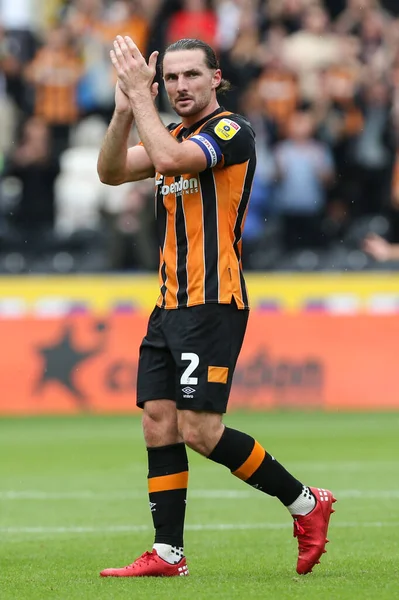 Lewis Coyle Hull City Claps Fans Final Whistle —  Fotos de Stock