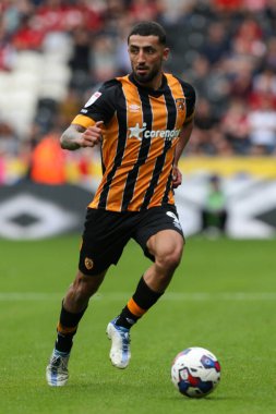 Allahyar Sayyadmanesh #9 of Hull City on the ball 
