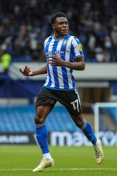 Fisayo Dele Bashiru Sheffield Wednesday Celebrates His Goal Make — Foto Stock
