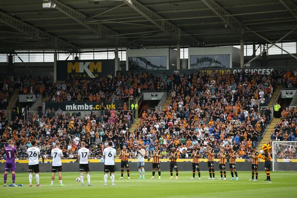 Players Observe Minutes Applause Passing Terry Neil — ストック写真