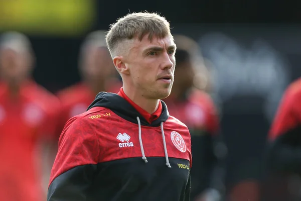 Ben Osborn Sheffield United Arriving Stadium — стокове фото