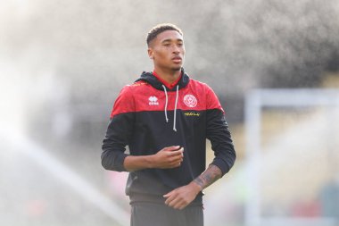 Daniel Jebbison #36 of Sheffield United arrives at the stadium 