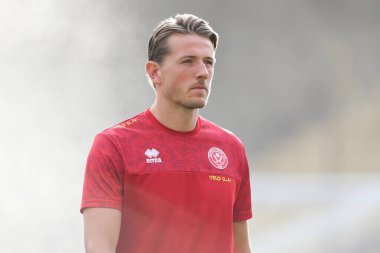 Sander Berge #8 of Sheffield United arriving at the stadium 
