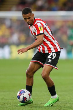 Iliman Ndiaye #29 of Sheffield United on the ball