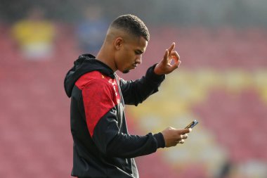 Iliman Ndiaye #29 of Sheffield United on the pitch on arrival
