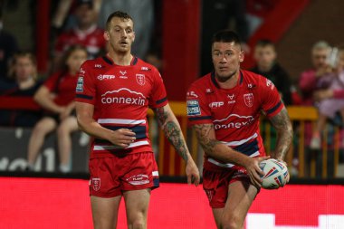 Shaun Kenny-Dowall #4 of Hull KR in action during the game 