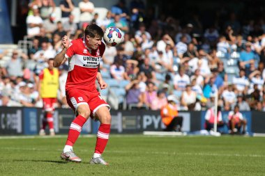 Paddy McNair #17 of Middlesbrough heads the ball 