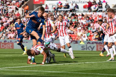 Callum Connolly #2 of Blackpool shoots on goal