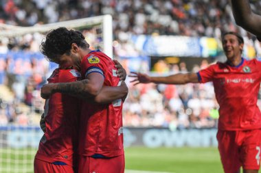 Lewis Travis (27) of Blackburn Rovers  celebrates his goal to make it 0-3
