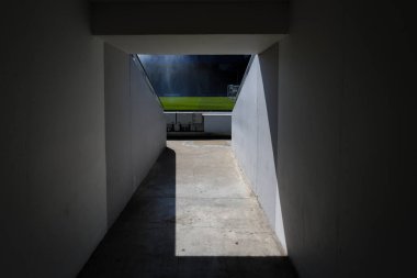 A general view of the stadium 