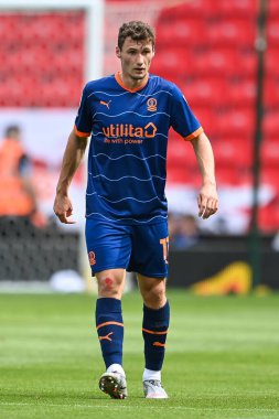 Matty Virtue #17 of Blackpool during the game