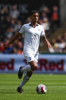 Kyle Naughton (26) of Swansea City in action during the game 
