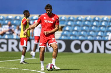 Matt Crooks #25 of Middlesbrough during the warm up 