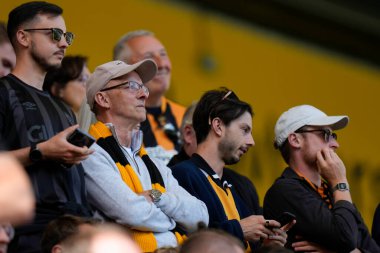 Hull City fan watch the game 