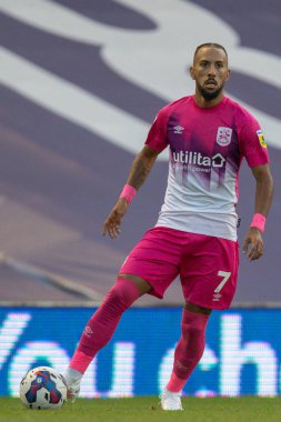 Sorba Thomas #7 of Huddersfield Town on the ball during the game 