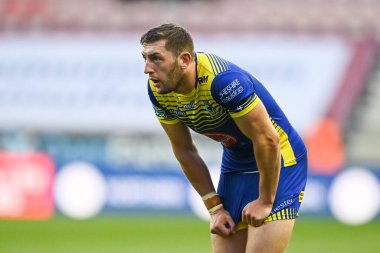 Jake Wardle #34 of Warrington Wolves during the game