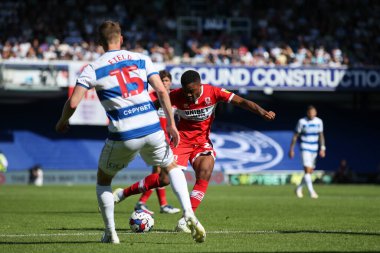 Chuba Akpom #29 of Middlesbrough shoots at goal