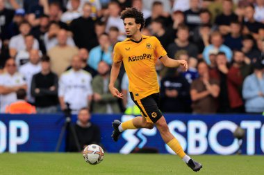Rayan Ait-Nouri #3 of Wolverhampton Wanderers runs with the ball