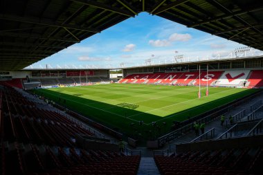 General view of the The Totally Wicked Stadium before the match