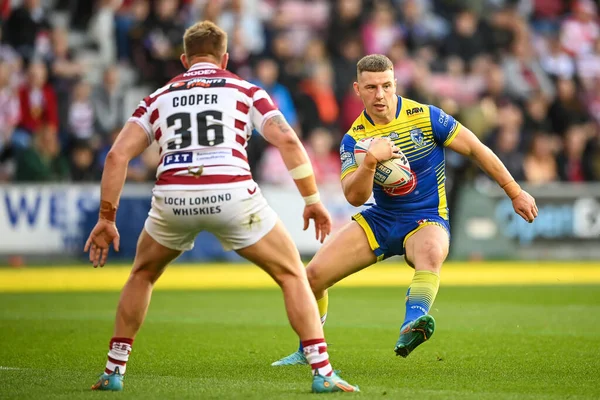 George Williams Warrington Wolves Makes Break — Stockfoto