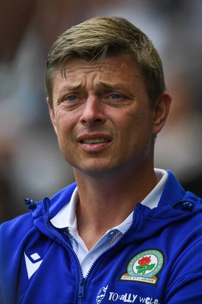 Jon Dahl Tomasson Manager Blackburn Rovers Game — 스톡 사진