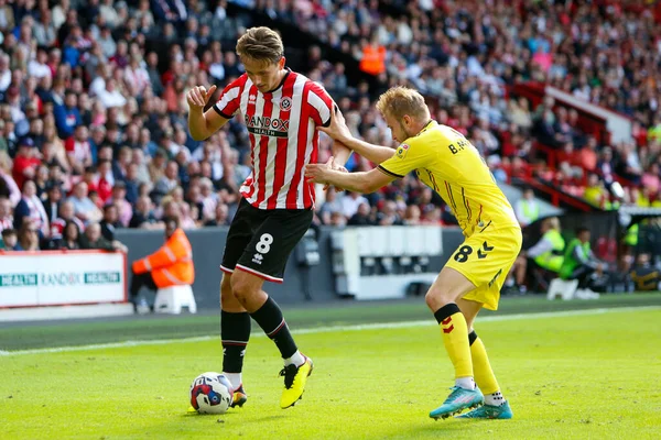 Sander Berge Sheffield United Billy Mitchell Millwall — Stock Fotó