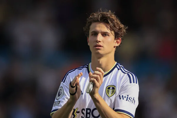 Brenden Aaronson Leeds United — Stockfoto