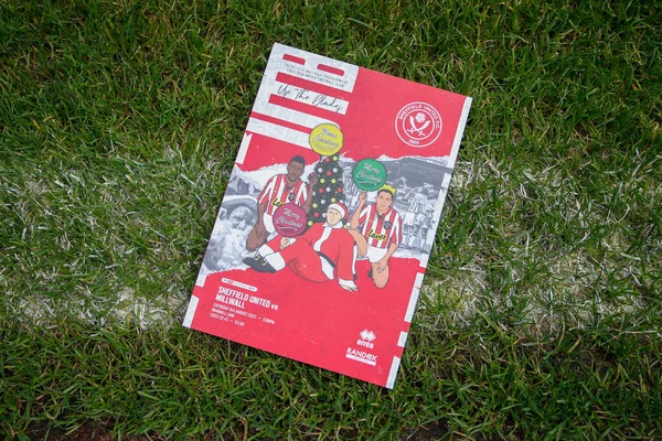 Todays Match Day Programme — Foto de Stock