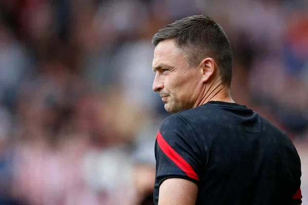 Paul Heckingbottom Manager Sheffield United — 스톡 사진