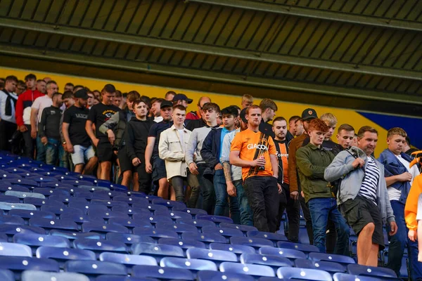 Hull City Fan Leave Ground Match — Foto Stock