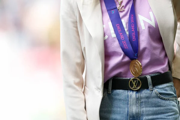 Alex Greenwood Womens Euro 2022 Medal - Stock-foto