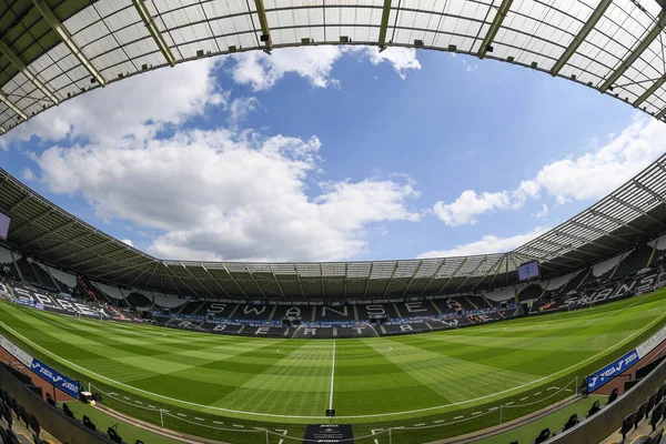General View Swansea Com Stadium Venue Todays Match Swansea City — 图库照片
