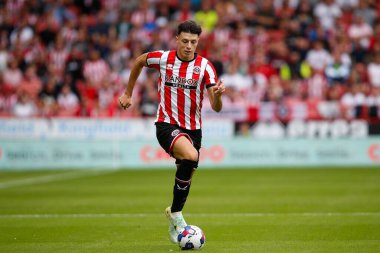 Anel Ahmedhodzic #15 of Sheffield United