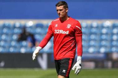 Liam Roberts #23 of Middlesbrough during the warm up 