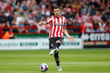 John Egan #12 of Sheffield United 