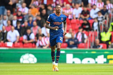 Marvin Ekpiteta #21 of Blackpool during the game