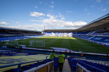General view inside St. Andrew's Stadium ahead of this evening's game 