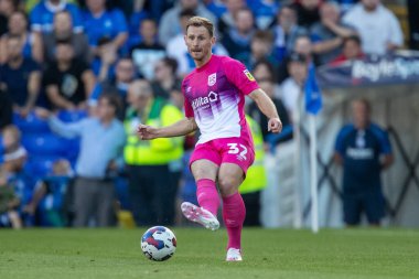 Tom Lees #32 of Huddersfield Town on the ball during the game 
