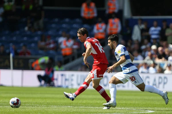 Jonathan Howson Middlesbrough Passes Ball — 스톡 사진