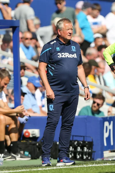 Chris Wilder Manager Middlesbrough Watches — Foto de Stock