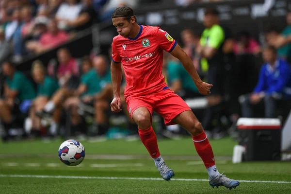 Callum Brittain (2) of Blackburn Rovers  in action during the game 