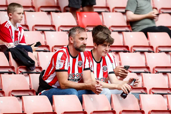 Fans Sheffield Utd — Foto de Stock